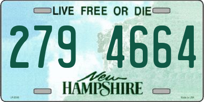 NH license plate 2794664