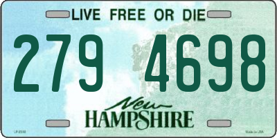 NH license plate 2794698