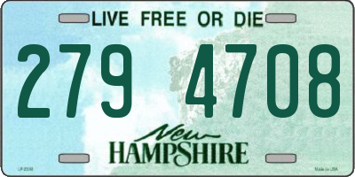 NH license plate 2794708