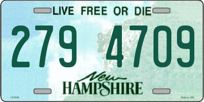 NH license plate 2794709
