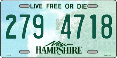 NH license plate 2794718