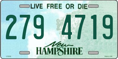 NH license plate 2794719