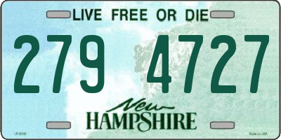 NH license plate 2794727