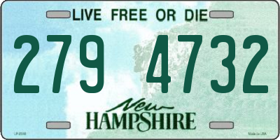 NH license plate 2794732