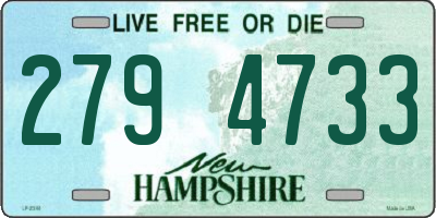 NH license plate 2794733