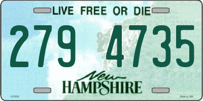 NH license plate 2794735