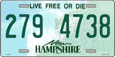 NH license plate 2794738