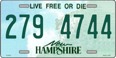 NH license plate 2794744