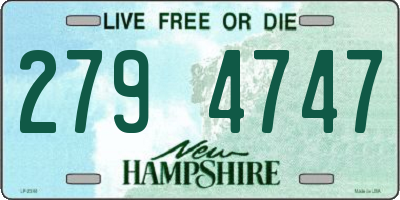 NH license plate 2794747