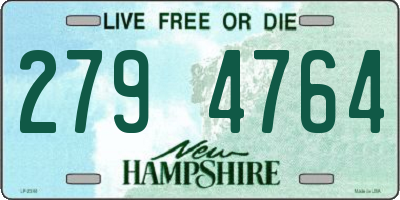 NH license plate 2794764