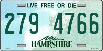 NH license plate 2794766