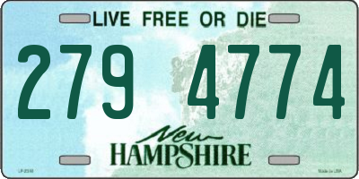 NH license plate 2794774