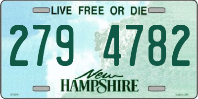 NH license plate 2794782