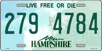 NH license plate 2794784