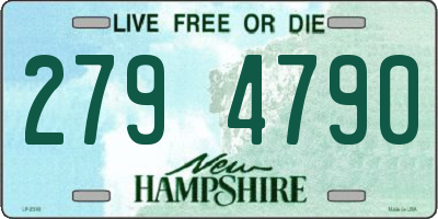 NH license plate 2794790