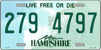 NH license plate 2794797