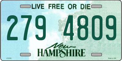NH license plate 2794809