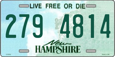 NH license plate 2794814