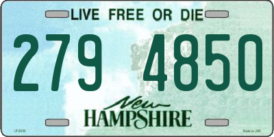 NH license plate 2794850