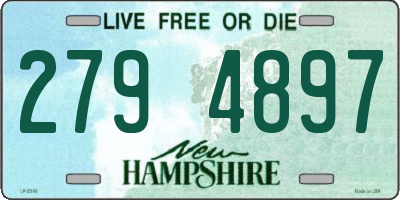 NH license plate 2794897