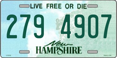 NH license plate 2794907