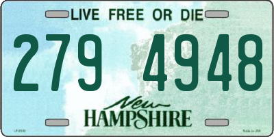 NH license plate 2794948