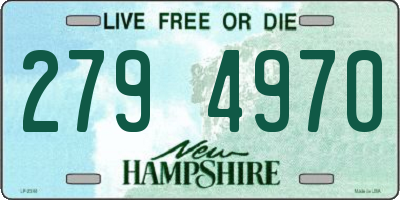NH license plate 2794970