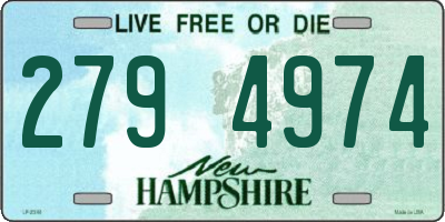NH license plate 2794974