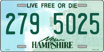 NH license plate 2795025