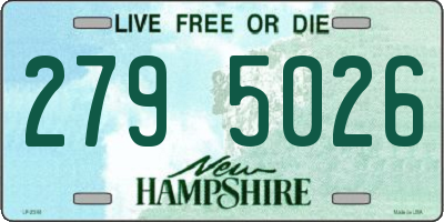 NH license plate 2795026