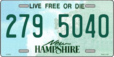NH license plate 2795040