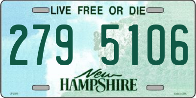 NH license plate 2795106