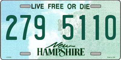 NH license plate 2795110