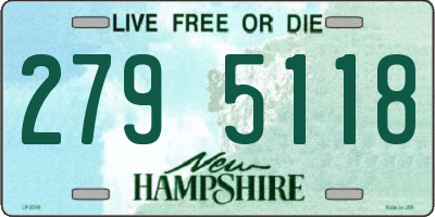 NH license plate 2795118