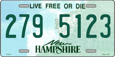 NH license plate 2795123