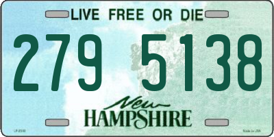 NH license plate 2795138