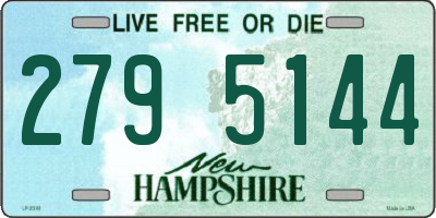 NH license plate 2795144