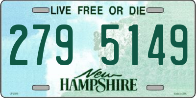 NH license plate 2795149