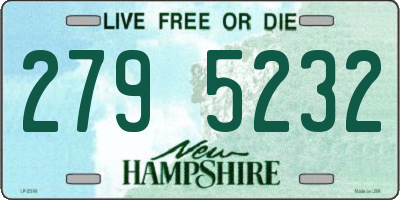 NH license plate 2795232