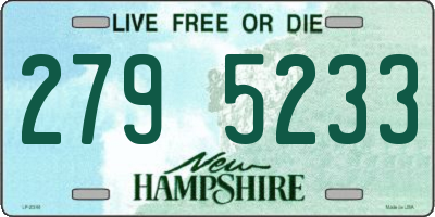 NH license plate 2795233