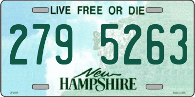 NH license plate 2795263