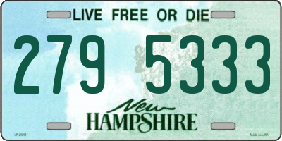 NH license plate 2795333