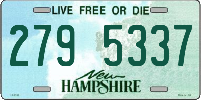 NH license plate 2795337