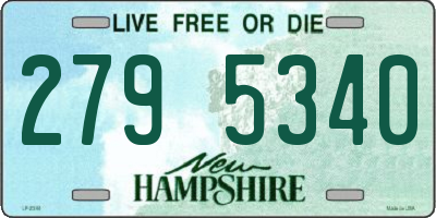 NH license plate 2795340