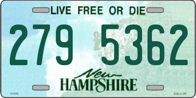 NH license plate 2795362