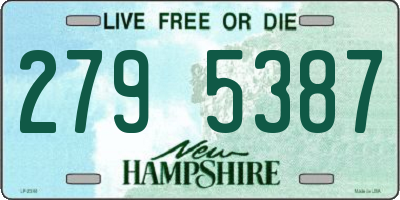 NH license plate 2795387
