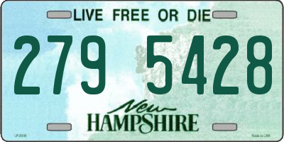 NH license plate 2795428