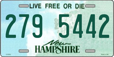 NH license plate 2795442