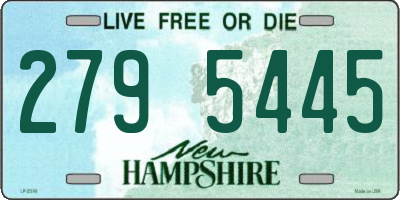 NH license plate 2795445