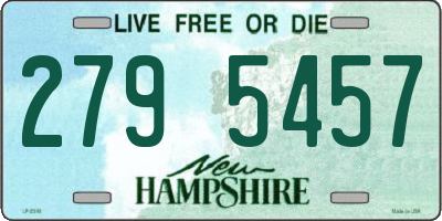 NH license plate 2795457